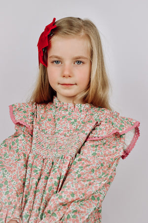 
            
                Load image into Gallery viewer, Thea Floral Smocked Dress
            
        